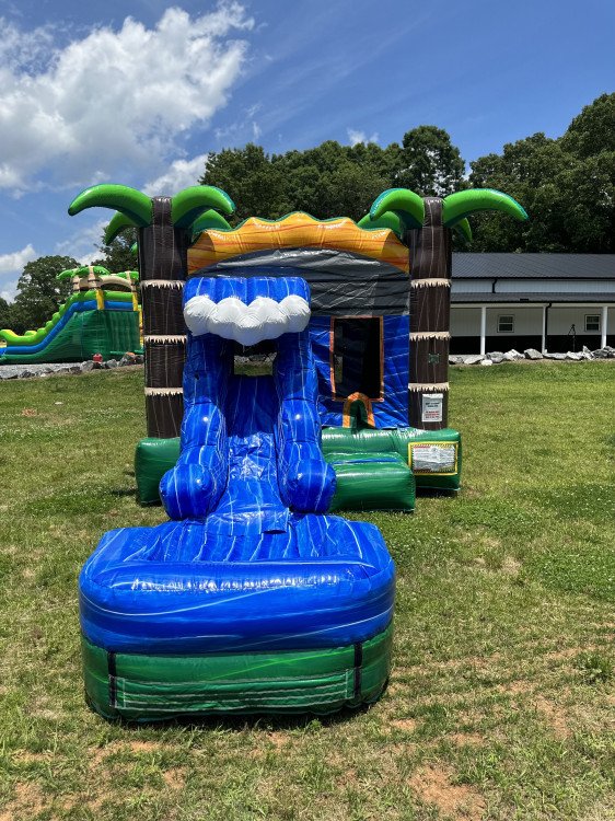 Tidal Wave Bounce House W/Slide