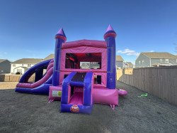 Pink Bounce House W/Slide