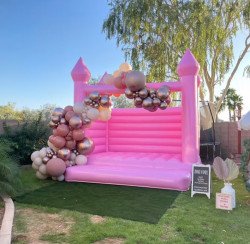 Pink Premium Bounce House