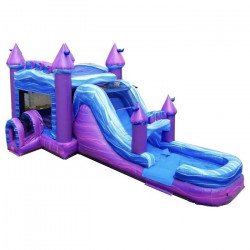 Purple Wave Bounce House W/Slide